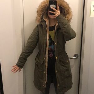 H&M parka with inner jacket